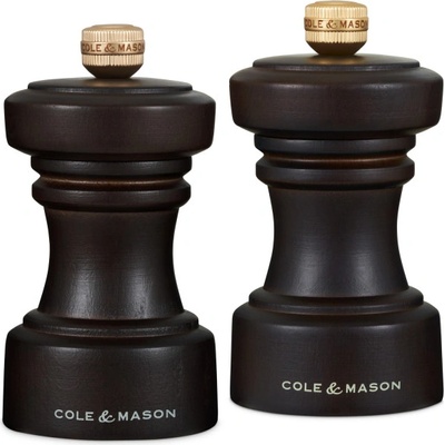 cole & mason Комплект мелнички за сол и пипер Cole & Mason Hoxton - 10, 4 см, тъмен шоколад (Cole & Mason H 233056)