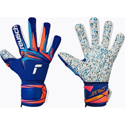 Reusch Attrakt Fusion NC sharp blue/white/shocking orange
