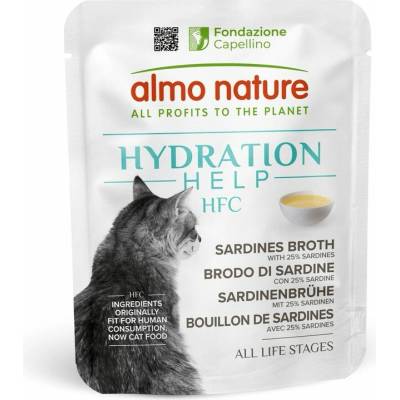 Almo Nature HFC Hydratační sardinkový vývar s filety 50 g