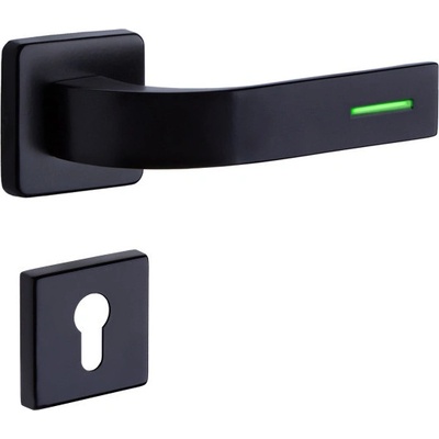 Rostex FONDI/H LUMINO, černá RAL 9005 PZ - cylindrická vložka (FAB)