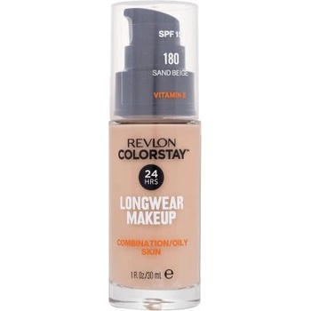 Revlon Colorstay Combination Oily Skin SPF15 фон дьо тен за комбинирана към мазна кожа 30 ml нюанс 180 Sand Beige