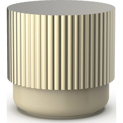 Decor Walther Koupelnová dóza Of Line se zlatým víkem 10 cm písková