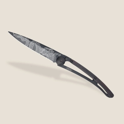 Deejo 1GB107 37g black Japanese Dragon ebony wood