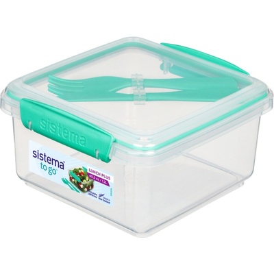 Sistema TO GO krabička na obed s príborom 1,2 l, mix farieb