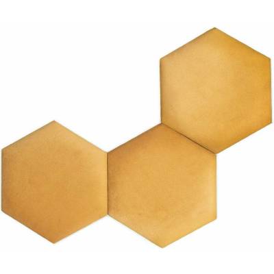 Čalouněný panel Hexagon - hořčicový S