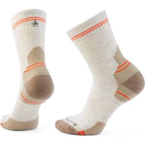 Smartwool Дамски туристически чорапи Smartwool Women's Hike Targeted Cushion Mid Crew Socks Walking socks - Moonbeam - размер 42-45 (EU) (201-8943-0213)