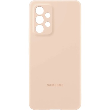 Image 1 of Samsung Оригинален гръб Samsung Silicone Cover за Samsung Galaxy A53 5G - Peach EF-PA536TPE