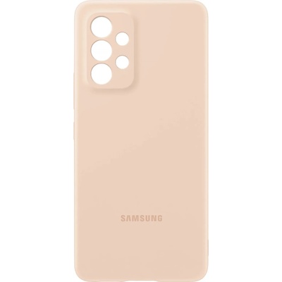 Samsung Оригинален гръб Samsung Silicone Cover за Samsung Galaxy A53 5G - Peach EF-PA536TPE