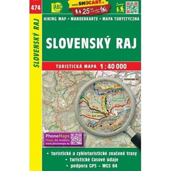 Mapa Slovenský raj