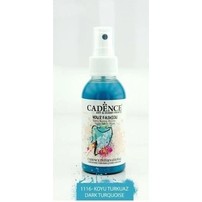 Textilní sprej Cadence 100 ml tmavě tyrkysová
