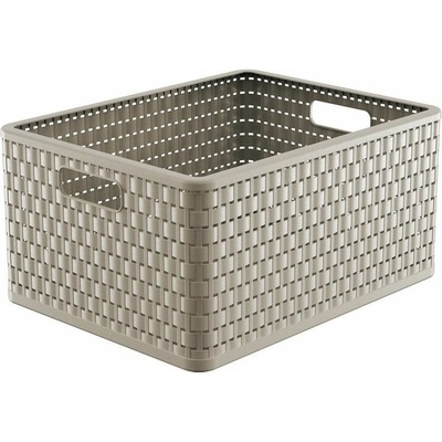 Rotho úložný box Country 28L cappuccino