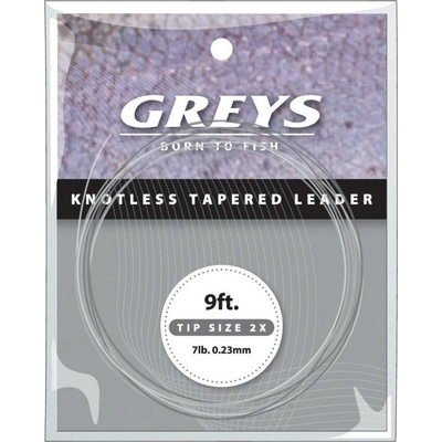 Greys Greylon Knotless Tapered Leader 0,13 mm 2,7 m 1,3 kg