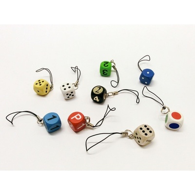 Detoa přívěsek na klíče kostka barevná – Zbozi.Blesk.cz