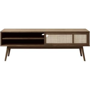 Unique Furniture Тъмнокафява маса за телевизор от декор от дъб 150x50 cm Barrali - Unique Furniture (46732931)