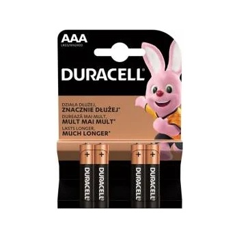 Duracell Алкална батерия Duracell, AAA, LR03, 1.5 V, 4 броя, office1_2080120027