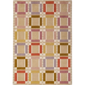 Flair Rugs Ръчно изработен вълнен килим в естествен цвят 140x200 cm Quadro Wool - Flair Rugs (503119382772)
