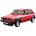 Bburago Метална кола Bburago - VW Golf Mk1 GTI 1979, 1: 32, червена (18-43059RED)