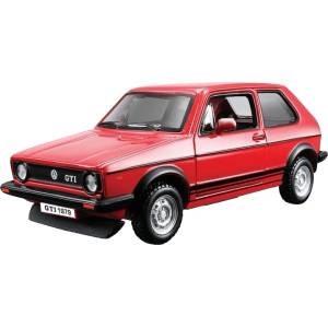 Bburago Метална кола Bburago - VW Golf Mk1 GTI 1979, 1: 32, червена (18-43059RED)