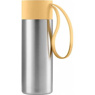 Eva Solo Nerezový termohrnek To Go Vacuum Golden Sun žlutá barva stříbrná 350 ml