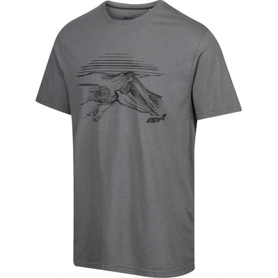Inov-8 Graphic Tee Helvellyn grey triko pánské