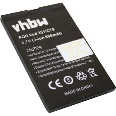 VHBW Батерия за ZTE C88 / C78 / C70 / E520, 800 mAh (800103041)