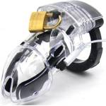 X Fun Bdsm Електро клетка за пенис "black jack clear" 7 см