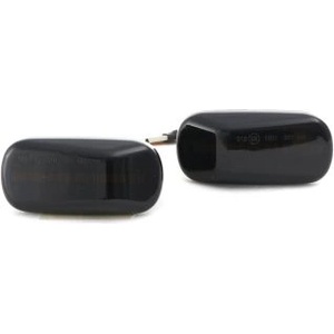 Carmart Диодни мигачи за калник за Honda Civic (1991-1996), Accord (1998-2002), S200 / Acura - опушени с бягащ мигач