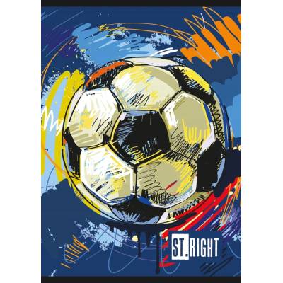 Unipap Zošit A5 32l linajkový farba laminovaný tri linajkový FOOTBALL ENERGY