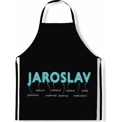 IMPAR Zástěra Mužská jména Neon Jaroslav