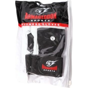 ARMAGEDDON Фитнес ръкавици с накитници - Бели s