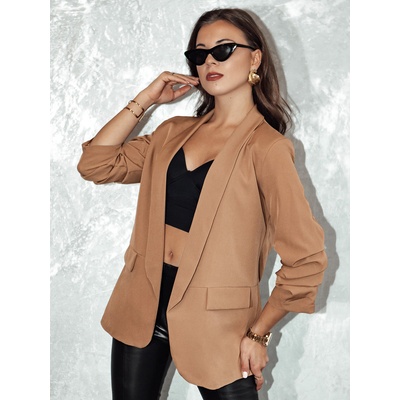 Basic Béžové dámské sako elegantis py0110