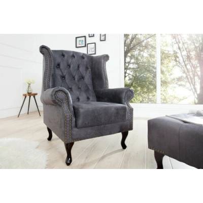 Komfort-nábytok 37473 Chesterfield Antik šedá