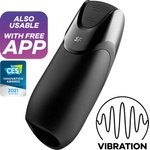 Satisfyer Men Vibration+ Connect App Black