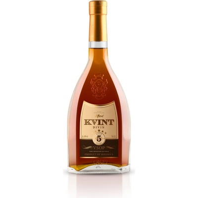 Kvint Divin VSOP 5y 40% 0,5 l (holá láhev)