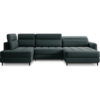 Eltap Зелен кадифен разтегателен ъглов диван с място за съхранение (ляв ъгъл U форма) Berrto - ELTAP (CO-BER-RT-38MAN)