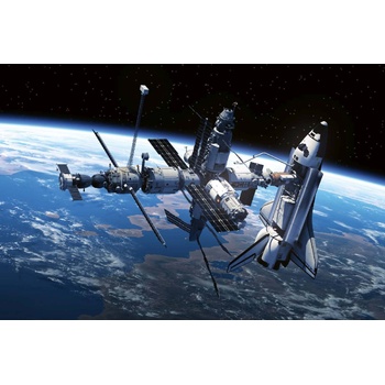 DIMEX ART s. r. o Флизелинов фототапет космическата совалка 375 x 250 см