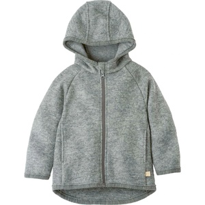 disana Детско вълнено яке disana Kid's Walk-Jacke Zipp Wool jacket - Grau - размер 86/92 (EU) (703-6090-0412)