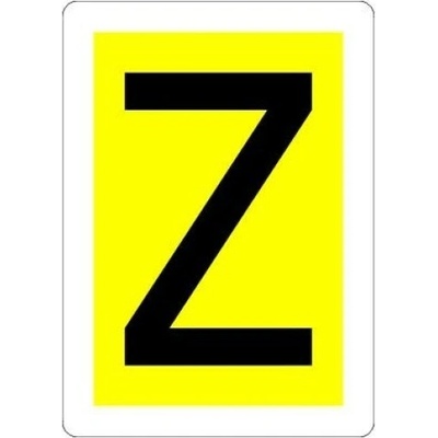 Železniční značka - Začátek pomalé jízdy