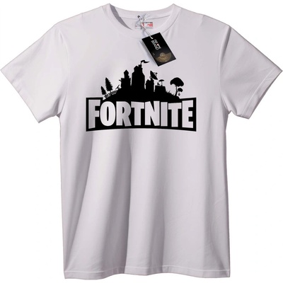 NOONEBRAND Тениска Fortnite Силует - M, White