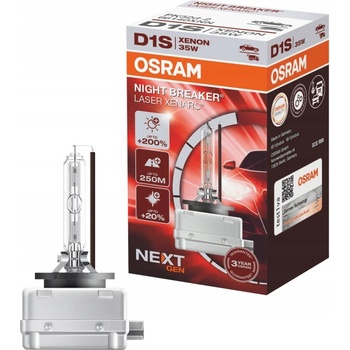 Osram xenonová výbojka D1S XENARC NIGHT BREAKER LASER +200% 1ks