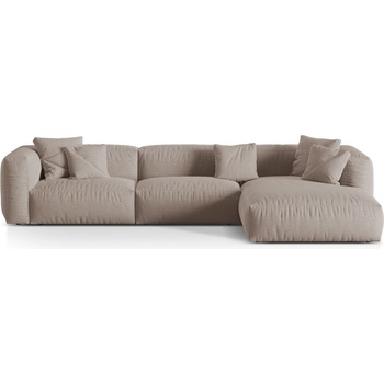 Micadoni Бежов модулен ъглов диван (десен ъгъл) Martina - Micadoni Home (MIC_RC_169_F1_MARTINA7)