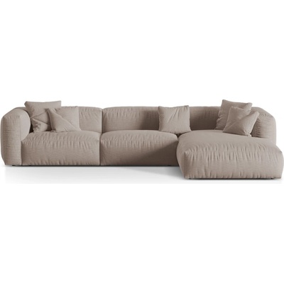 Micadoni Бежов модулен ъглов диван (десен ъгъл) Martina - Micadoni Home (MIC_RC_169_F1_MARTINA7)