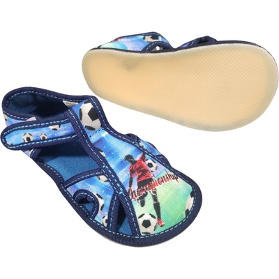 EF Barefoot papuče 386 Football Blue