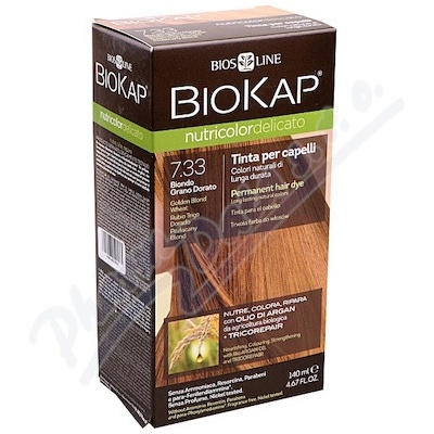 Biosline Biokap farba na vlasy 7.33 Blond Zlatá pšenice 140 ml