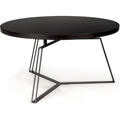 Bizzotto Холна маса Zaira, D70 см, черна (0746297)