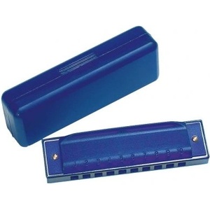 Goki - Хармоника в пластмасова кутийка - синя (13008)