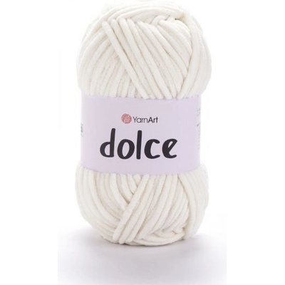 Pletací příze YarnArt DOLCE 745, 100g/120m Smetanová