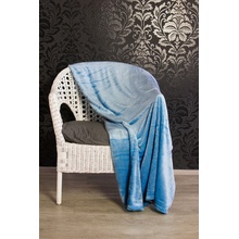 TP Mikro flanel deka Premium Světle modrá 150x200