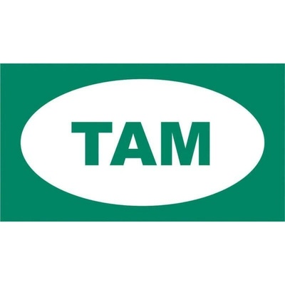TAM, Samolepka, formát 90x50 mm, Samolepicí