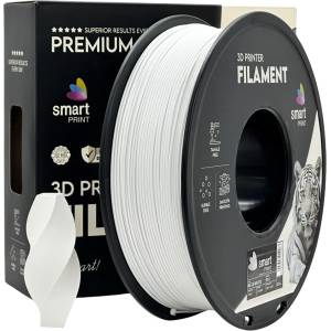 Smart Print FG-S82-E1, 3D нишка, PLA, 1, 75 мм, 1000 г, Бял (Meta white) (FG-S82-E1)